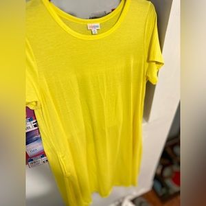Short yellow dress XL new LuluRoe